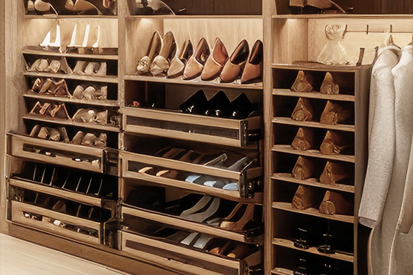 shoe-rack closet 